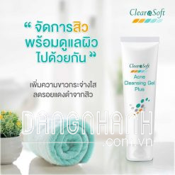 Gel Rửa Mặt Ngừa Mụn Clearasoft Acne Cleansing Gel Plus 100g