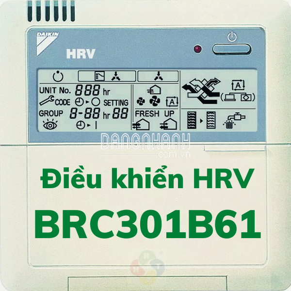 Thiết bị thông gió thu hồi nhiệt HRV Daikin