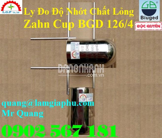 Biuged cốc đo độ nhớt Zahn Cup BGD 125/4P