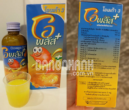 Siro Omega 3 OPlus Orange Flavour Thái Lan