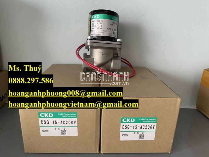 Chính hãng | Van CKD DSG-15- AC200V | Cty Hoàng Anh Phương