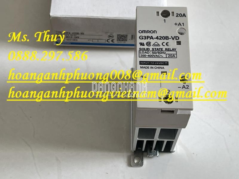 Rơ le bán dẫn Omron G3PA-420B-VD 24VDC - Hoàng Anh Phương