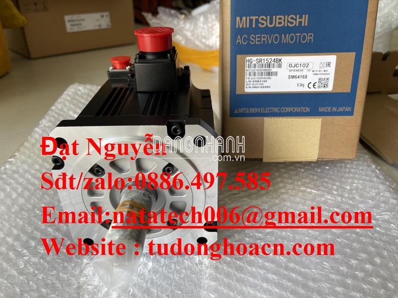 HG-SR1524BK bộ động cơ 1.5kw mới nhập khẩu Mitsubishi - bảo hành 1 năm 