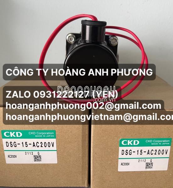 DSG-15-AC200V | Van ngắt gas CKD | Hoàng Anh Phương