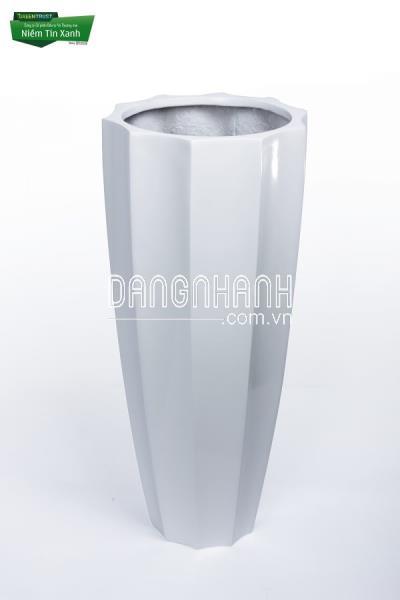 Chậu Composite tròn khía bo đáy CPL-066