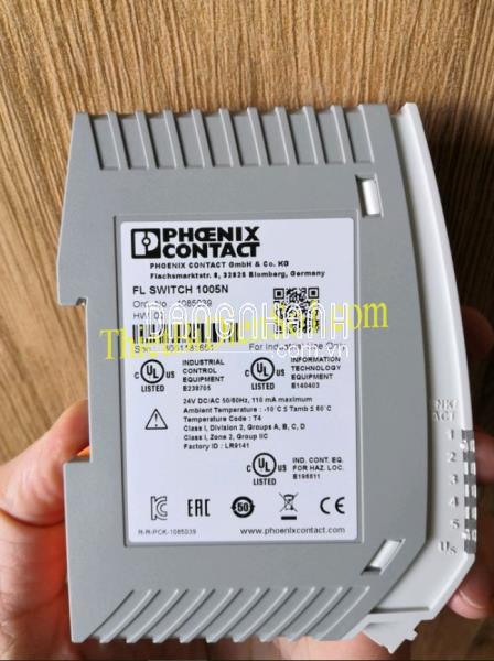 Bộ chuyển mạch Ethernet Phoenix Contact FL SWITCH 1005N - 1085039 -Cty Thiết Bị Điện Số 1