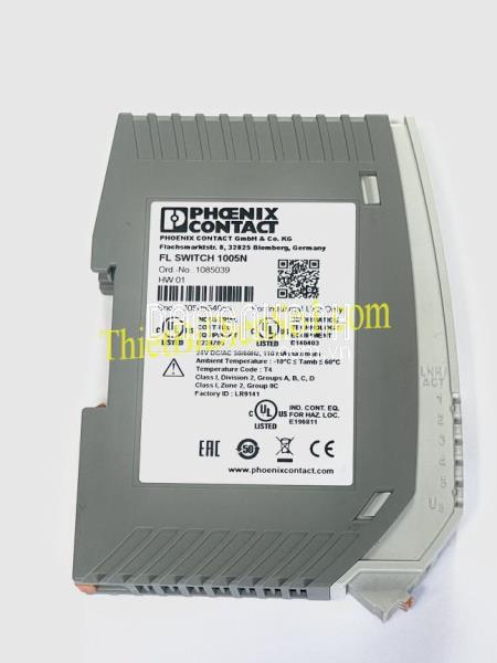 Bộ chuyển mạch Ethernet Phoenix Contact FL SWITCH 1005N - 1085039 -Cty Thiết Bị Điện Số 1