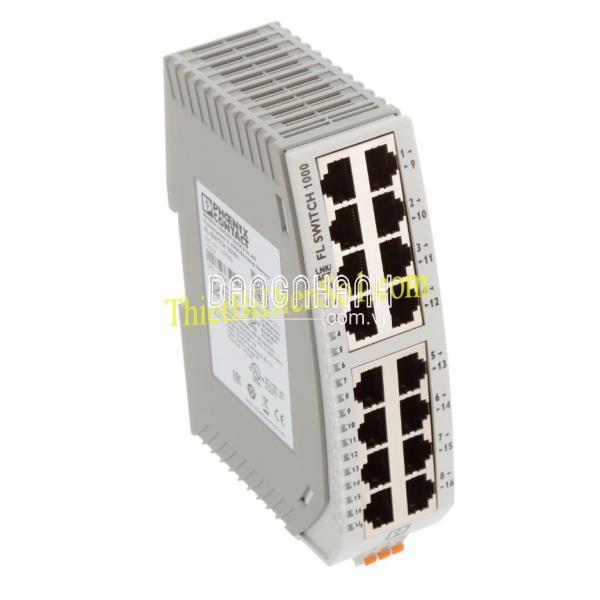 Bộ chuyển mạch Ethernet Phoenix Contact FL SWITCH 1016N - 1085255 -Cty Thiết Bị Điện Số 1