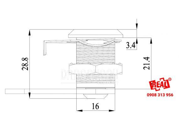 KHÓA TỦ T134-13/14/15