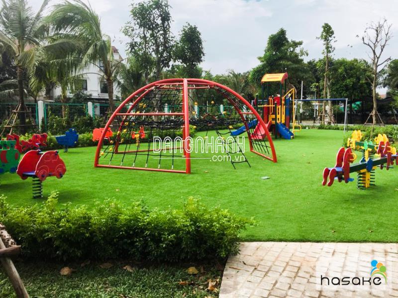 Cung cấp thiết bị leo dây kết hợp cầu trượt tại khu vui chơi