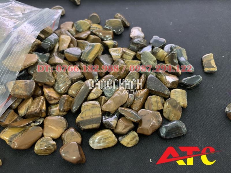Đá thạch anh mắt hổ vụn 