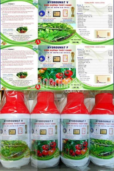 01 Lít Thủy Canh An Toàn - HidroUmat V (RAU ĂN LÁ)