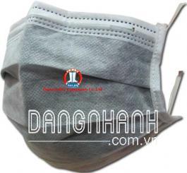 Khẩu trang giấy vuông có than hoạt tính TQ