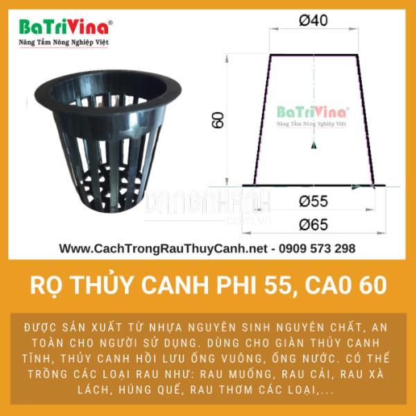 RỌ THỦY CANH Φ 55 CAO 6 cm - NHỰA NGUYÊN SINH