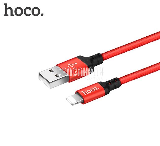 Cáp sạc Lightning HOCO X14 1m (Hàng Chính Hãng)