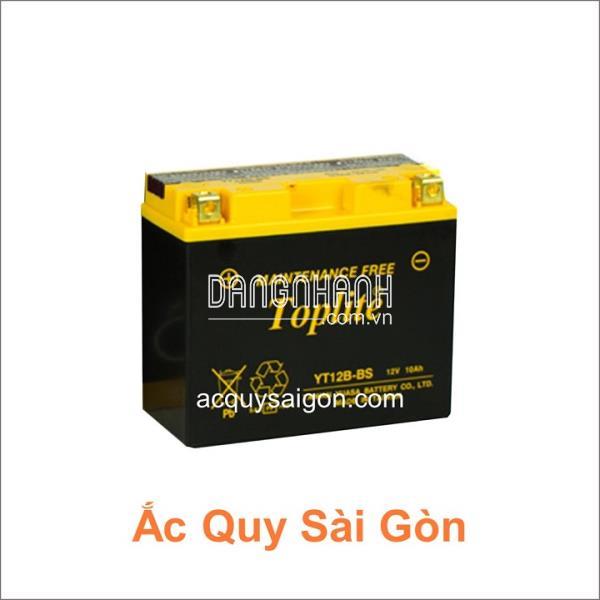 Bình ắc quy xe mô tô TOPLITE 12V 10Ah YT12B-BS