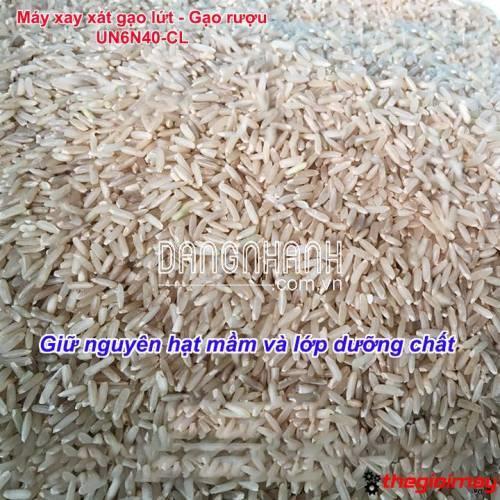 Máy xay xát gạo lứt – Gạo nấu rượu UN6N40-CL