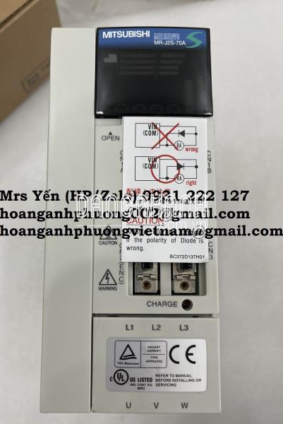 MR-J2S-70A | Bộ điều khiển servo Mitsubishi | Mới chính hãng