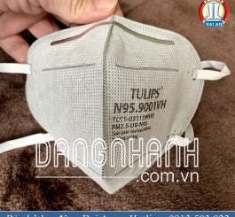 Khẩu trang giấy N95 - 9001VH - Tulips ko van