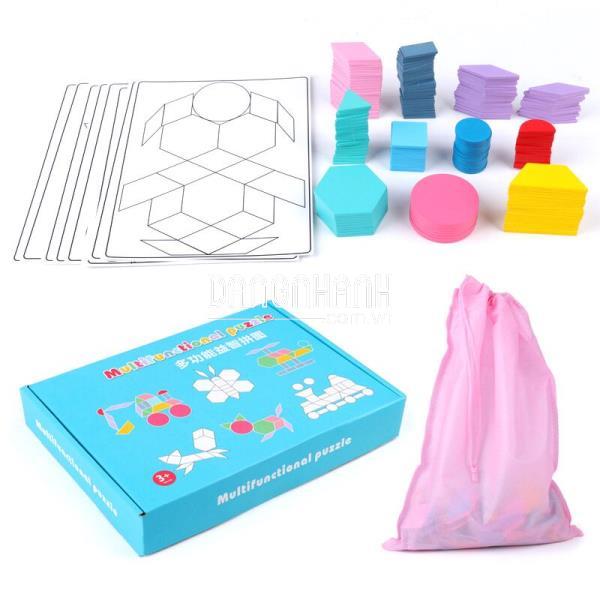 Bộ Đồ Chơi Xếp Hình Cho Bé 180 Mảnh