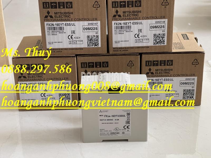 Module công nghiệp chính hãng - Mitsubishi FX2N-16EYT-ESS/UL 