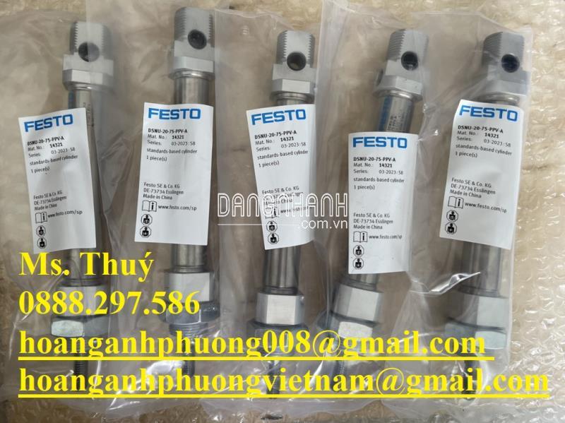 Festo DSNU-20-75-PPV-A - Xi lanh new 100% - Giao hàng toàn quốc