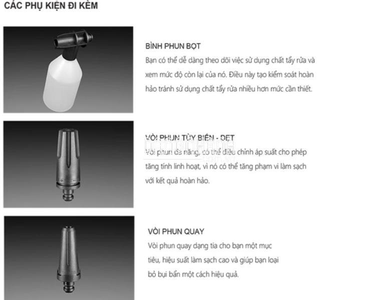 MÁY XỊT RỬA CAO ÁP HUSQVARNA PW 125