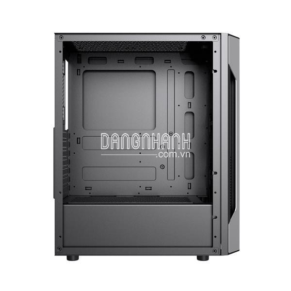 Vỏ Case E-DRA DA VINCI 1401 (Mặt trước nhôm nguyên tấm, 2 dải Led ARGB digital)