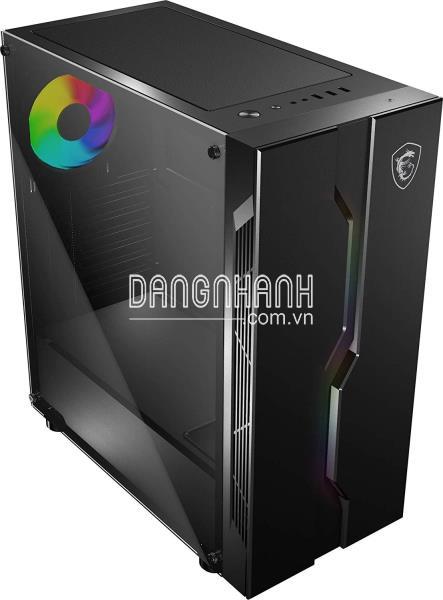 Vỏ Case máy tính MSI MAG VAMPIRIC 010M Mid Tower, có sẵn 1 fan 12CM RGB và Led strip RGB phía trước