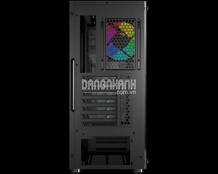 Vỏ Case máy tính MSI MAG VAMPIRIC 010M Mid Tower, có sẵn 1 fan 12CM RGB và Led strip RGB phía trước