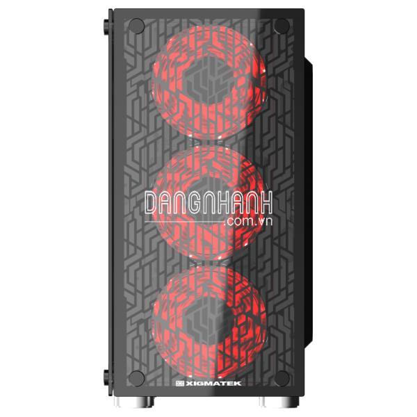 Vỏ Case máy tính XIGMATEK NYX (EN43040) M-ATX (hai mặt kính cường lực, No Fan)