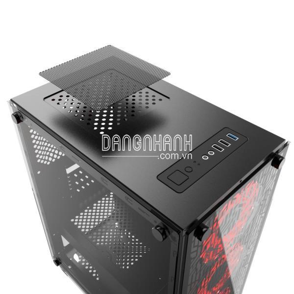 Vỏ Case máy tính XIGMATEK NYX (EN43040) M-ATX (hai mặt kính cường lực, No Fan)