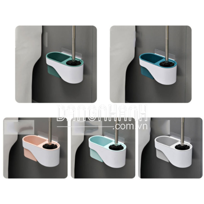 CHỔI CHÀ TOILET KÈM KHAY ĐỰNG