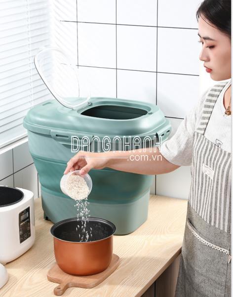 Thùng đựng gạo 25kg chống côn trùng