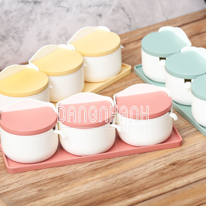 HỘP ĐỰNG GIA VỊ CÓ KHAY 3 NGĂN