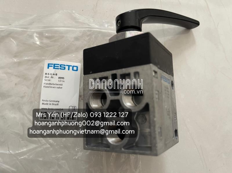 Báo giá Van tay gạt Festo các loại | H-5-1/4-B