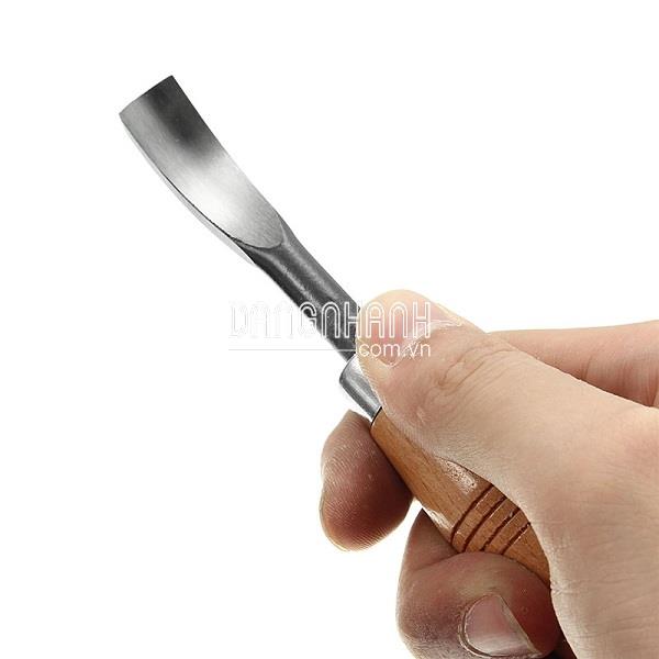 BỘ ĐỤC CẦM TAY MINI CÁN GỖ