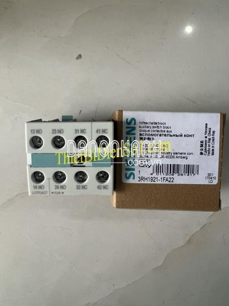 Tiếp điểm phụ Siemens 3RH1921-1FA22 -Cty Thiết Bị Điện Số 1