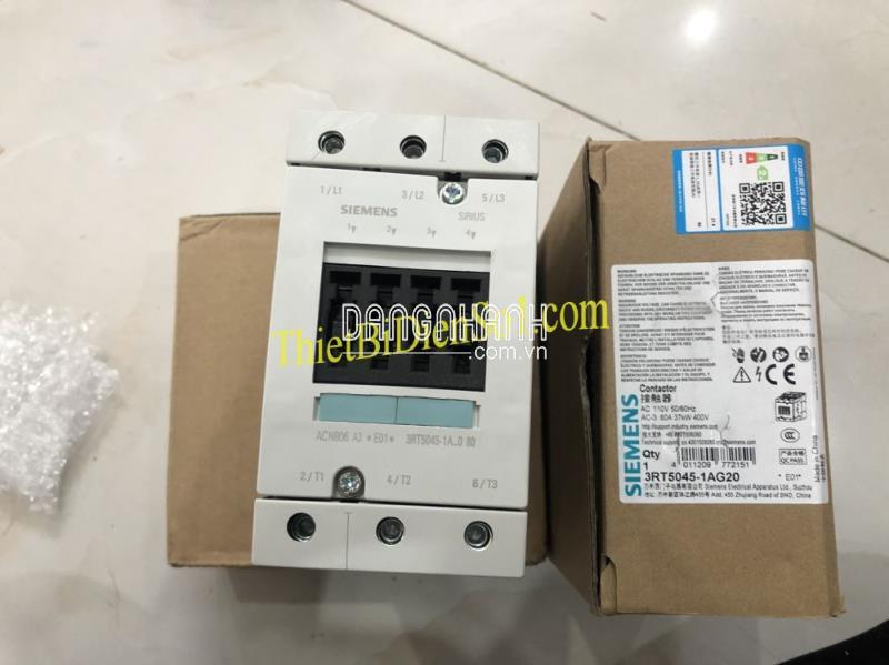 Khởi động từ Siemens 37kw 3RT5045 -Cty Thiết Bị Điện Số 1