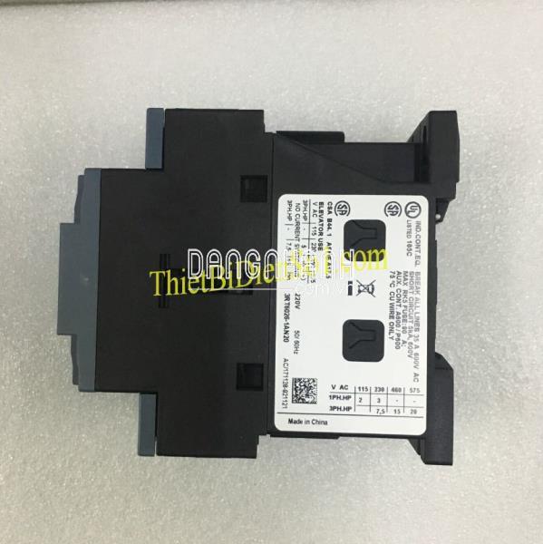 Khởi động từ Siemens 4kw 3RT6016 -Cty Thiết Bị Điện Số 1