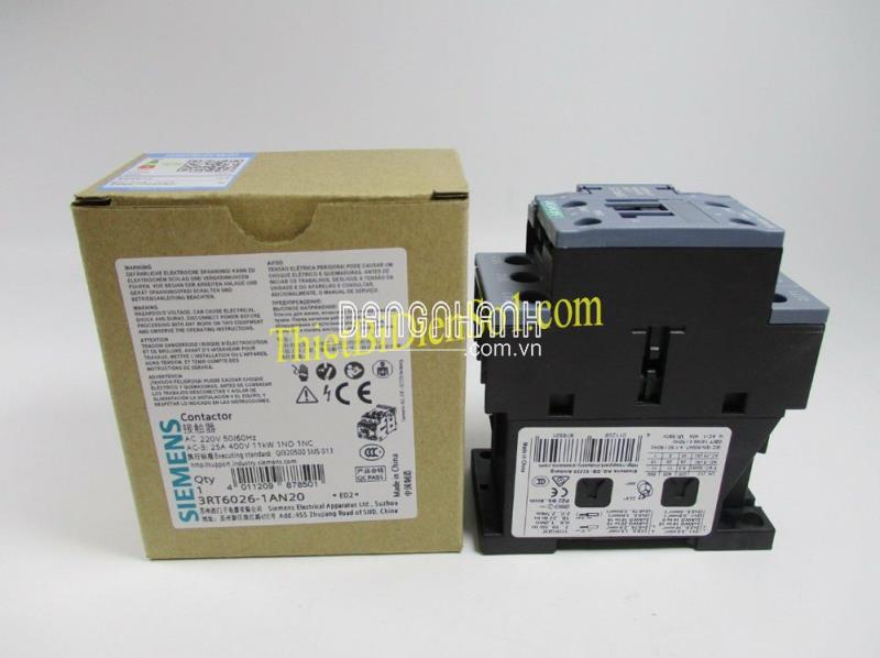 Khởi động từ Siemens 3kw 3RT6015 -Cty Thiết Bị Điện Số 1