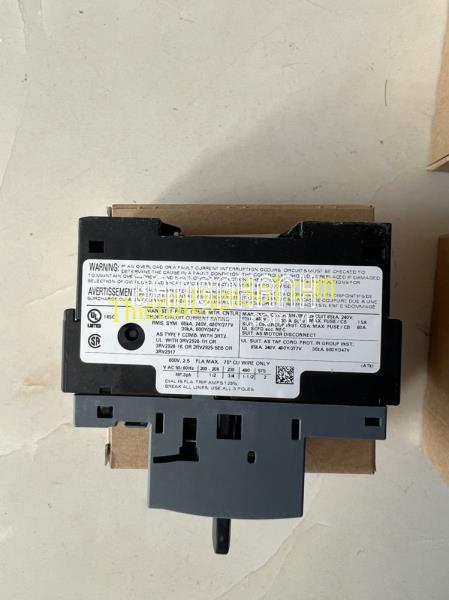 Bộ ngắt mạch Siemens 3RV2011-1CA10 -Cty Thiết Bị Điện Số 1