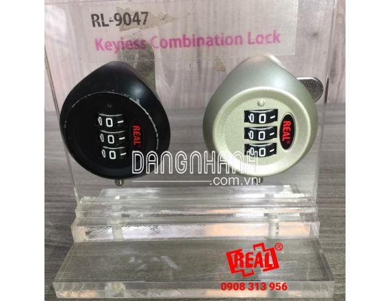 KHÓA TỦ MẬT MÃ REAL RL9047-10 CHO TỦ DÀY TRÊN 15MM