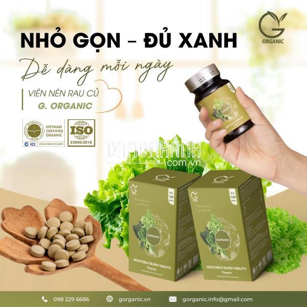 G.ORGANIC – THỰC PHẨM HẠNH PHÚC ĐƯỢC GIEO TRỒNG TỪ TÌNH YÊU & SỰ THẬT