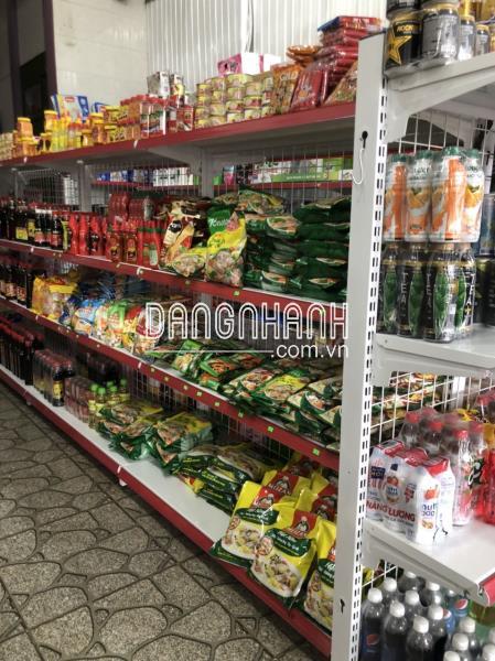 kệ siêu thị đôi lưng lưới 120cm x 120cm