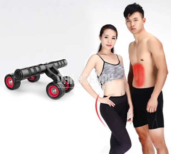 DỤNG CỤ TẬP GIẢM MỠ BỤNG 4 BÁNH GIÁ RẺ