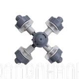 Béc phun sương 5 cửa ( 5 hướng ) màu xám