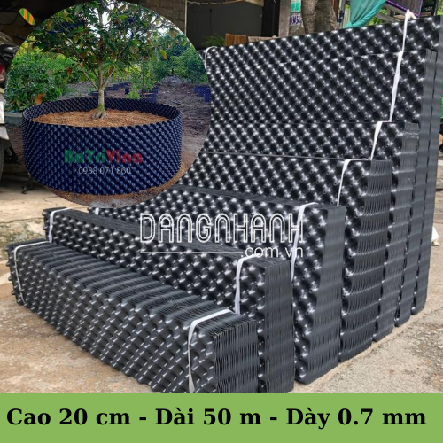 Bầu Nhựa Dưỡng Cây BoSaVina (Cao 30 cm - Cuộn dài 50 m - Dày 0.7)