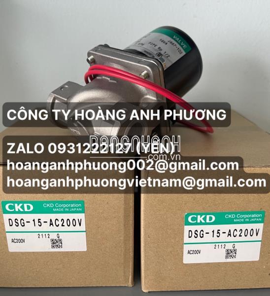 DSG-15-AC200V | Van ngắt gas CKD | Hoàng Anh Phương