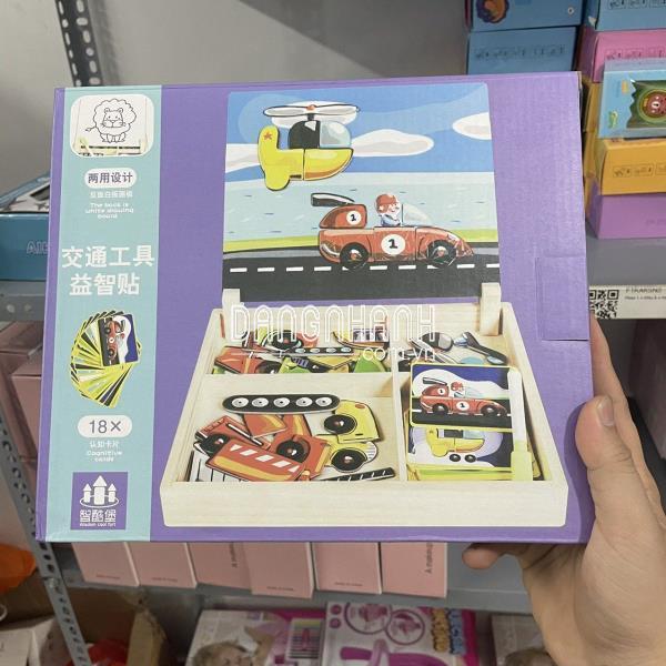Đồ Chơi Ghép Hình Nam Châm Phát Triển Kĩ Năng Sáng Tạo Cho Bé